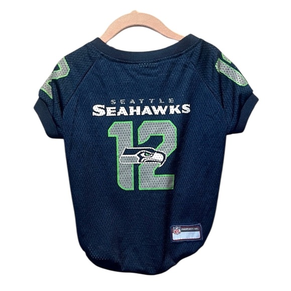 Pets First Other - Pets First Seattle Seahawks Football Jersey 12 Size Medium